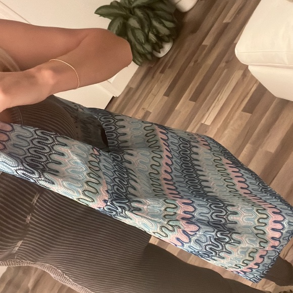 Knitted beach bag with tags - Picture 3 of 3